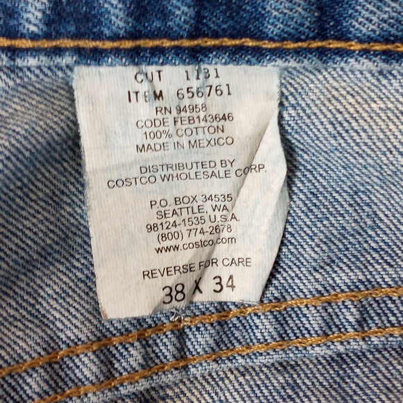 Kirkland jeans men's Sz 38x32 - Picture 4 of 5